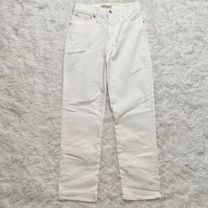 Madewell Women’s Mid-Rise Perfect Vintage Straight Jean in Tile White 25